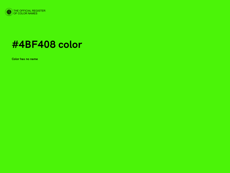 #4BF408 color image