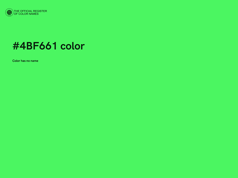 #4BF661 color image