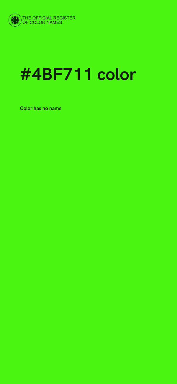 #4BF711 color image