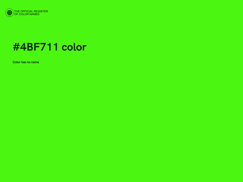 #4BF711 color image