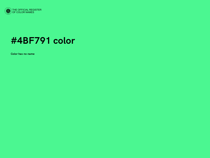 #4BF791 color image