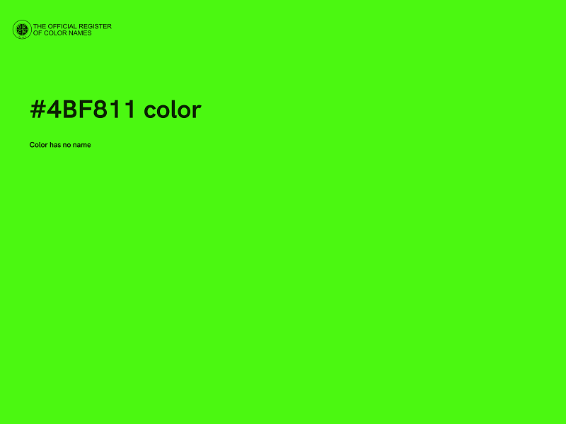 #4BF811 color image