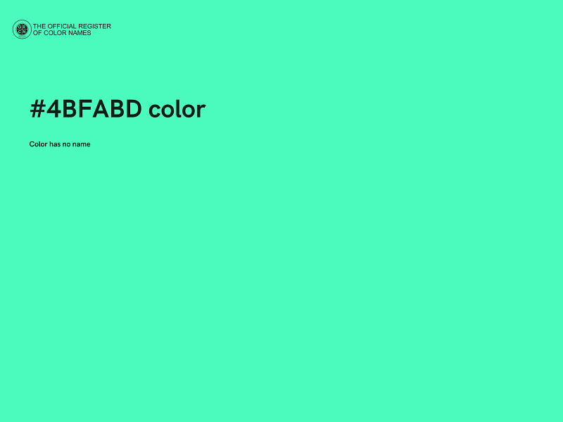 #4BFABD color image