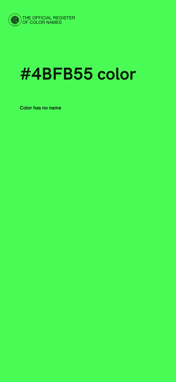 #4BFB55 color image