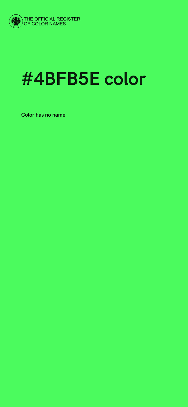 #4BFB5E color image
