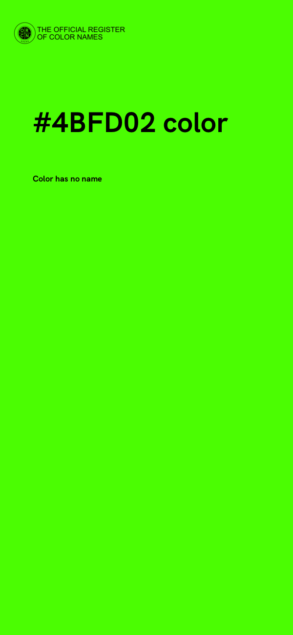 #4BFD02 color image