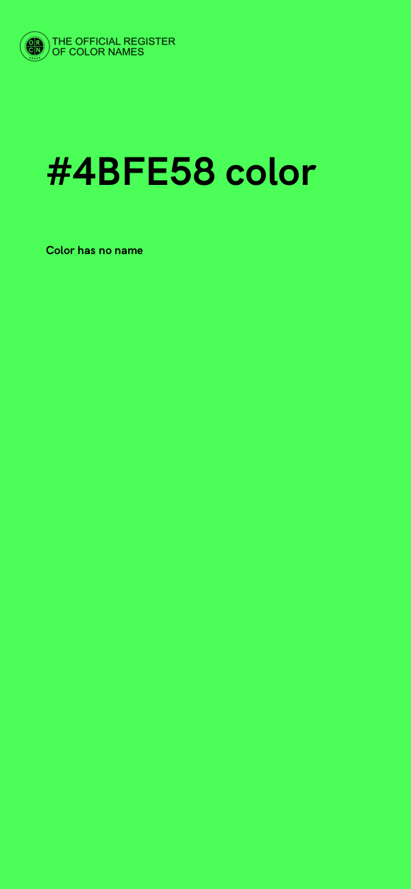 #4BFE58 color image