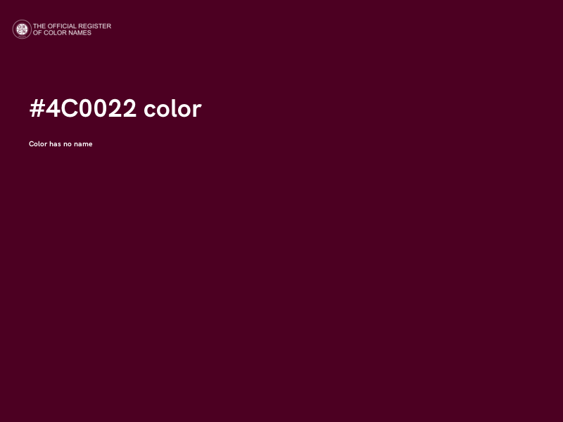 #4C0022 color image