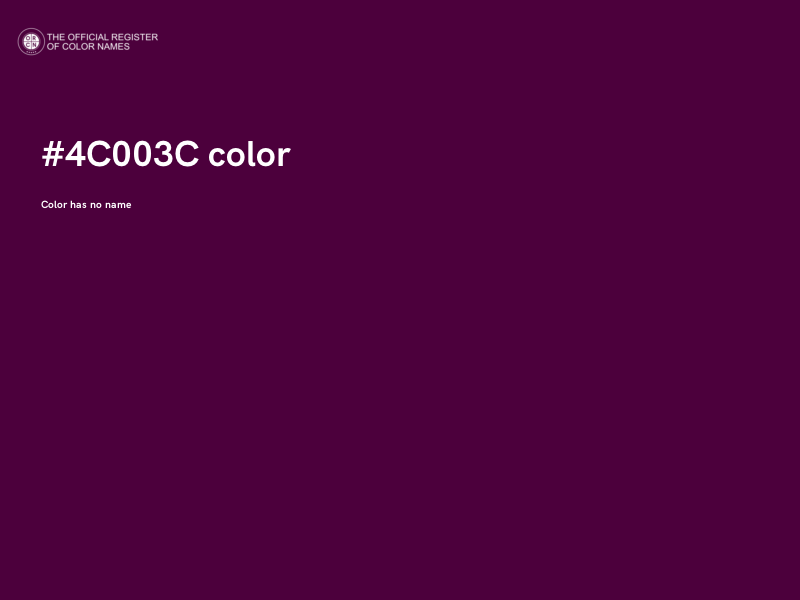 #4C003C color image