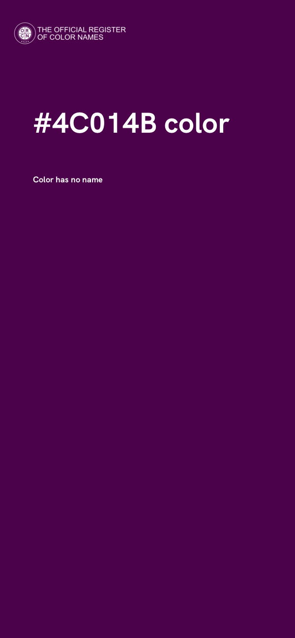 #4C014B color image