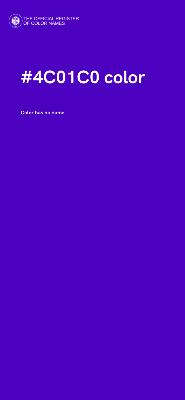 #4C01C0 color image