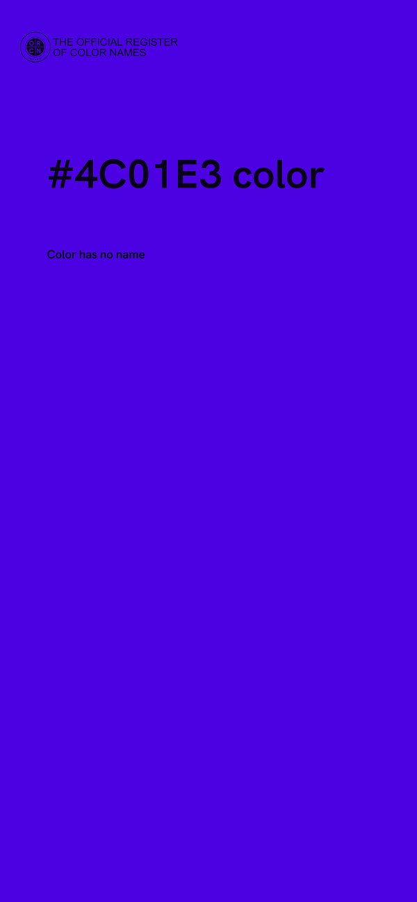#4C01E3 color image