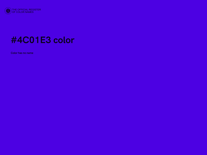 #4C01E3 color image