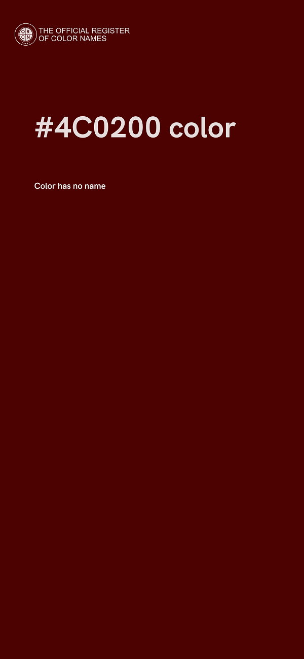 #4C0200 color image