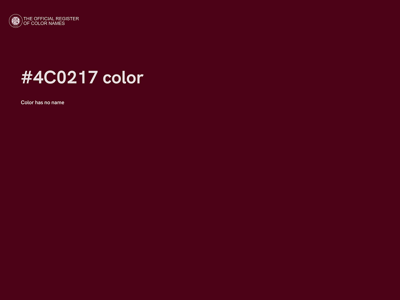 #4C0217 color image