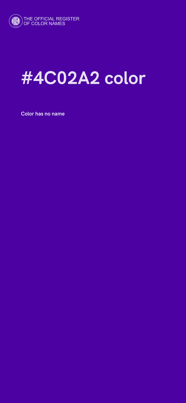 #4C02A2 color image