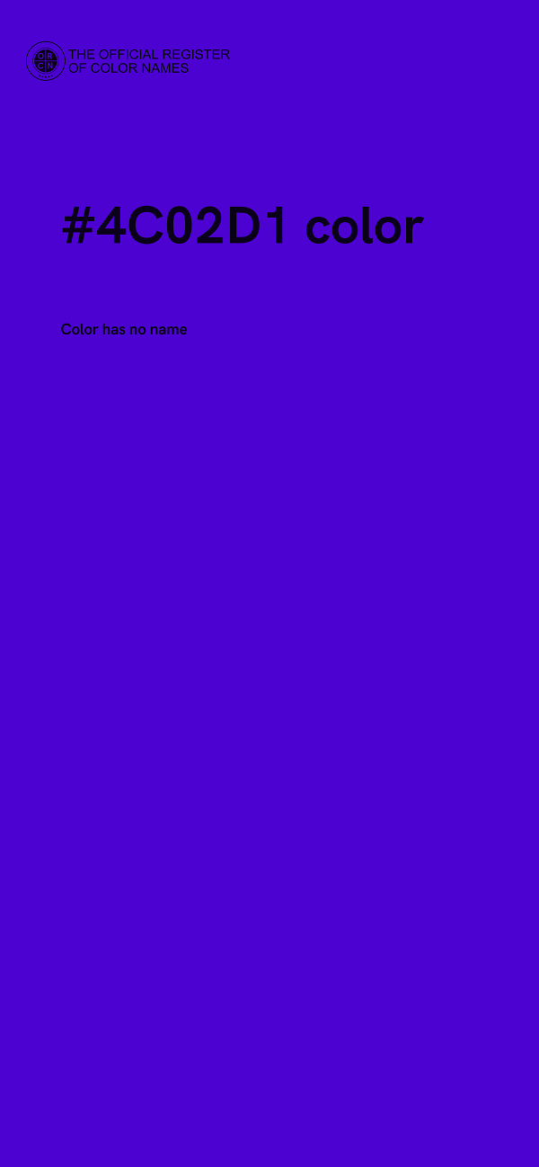 #4C02D1 color image