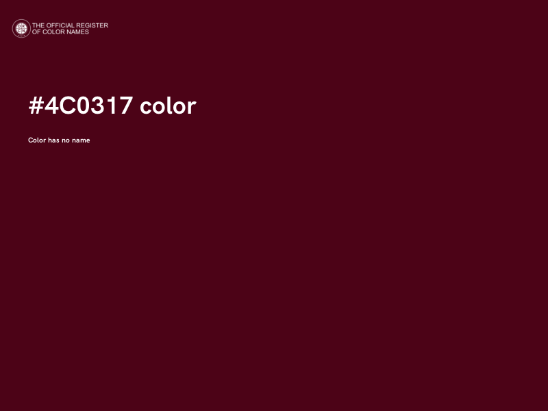 #4C0317 color image