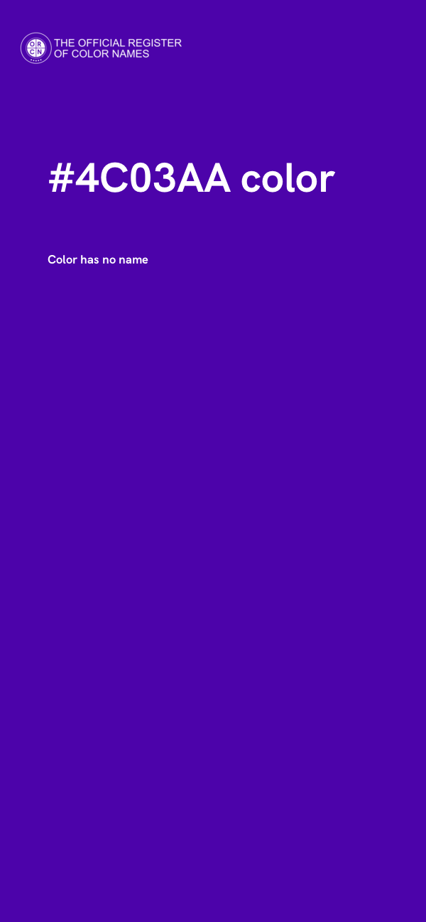 #4C03AA color image