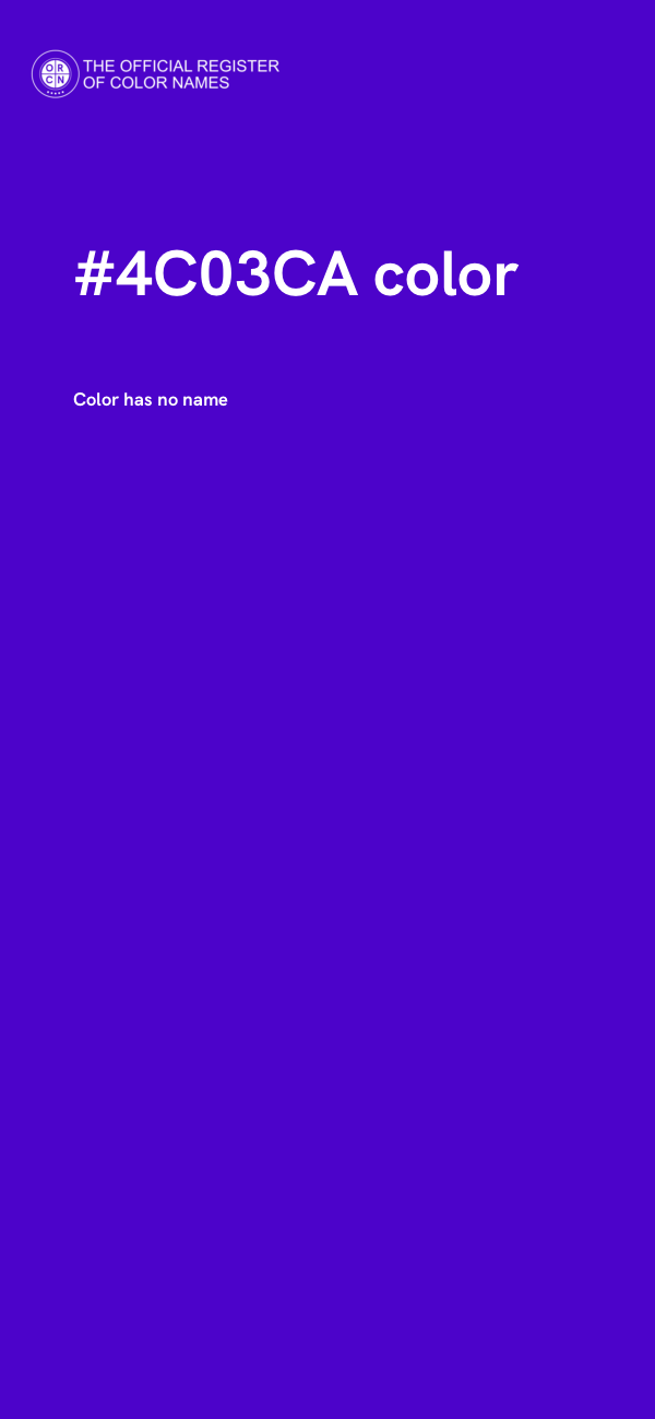 #4C03CA color image