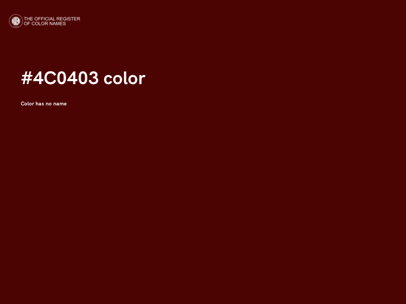 #4C0403 color image