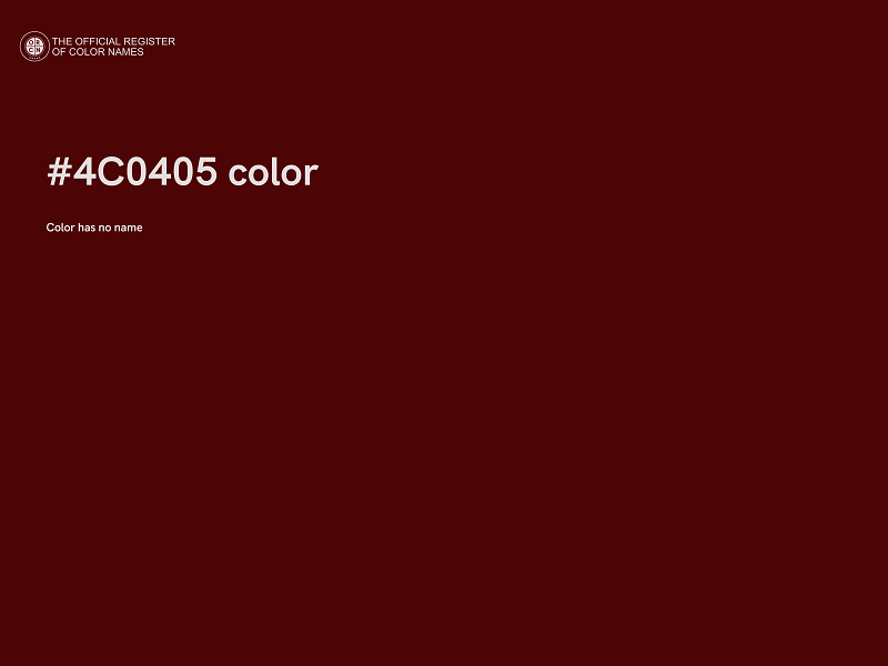 #4C0405 color image
