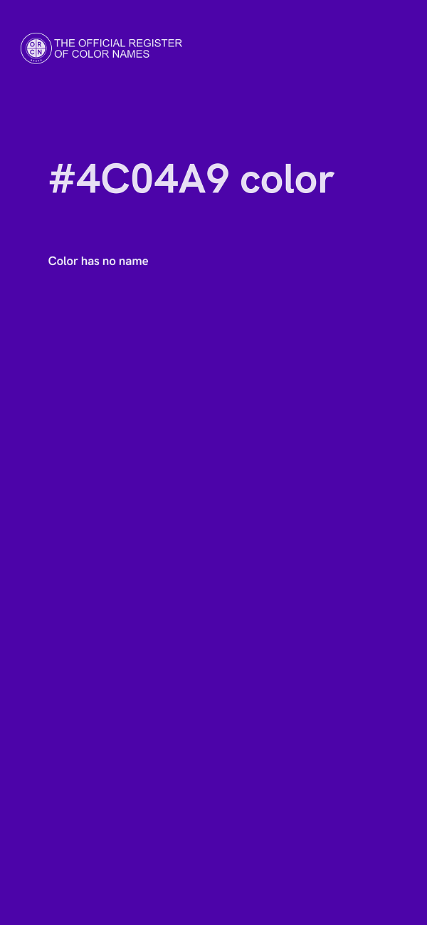 #4C04A9 color image