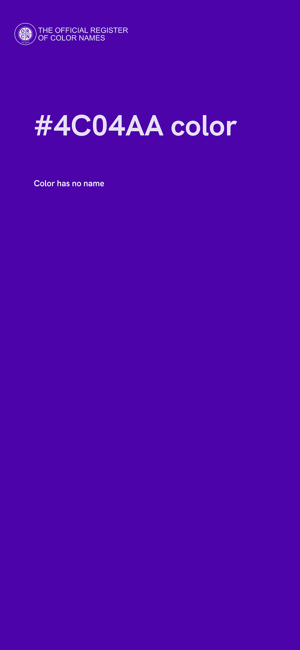 #4C04AA color image