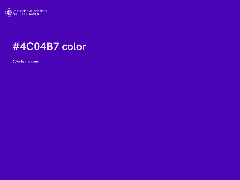 #4C04B7 color image