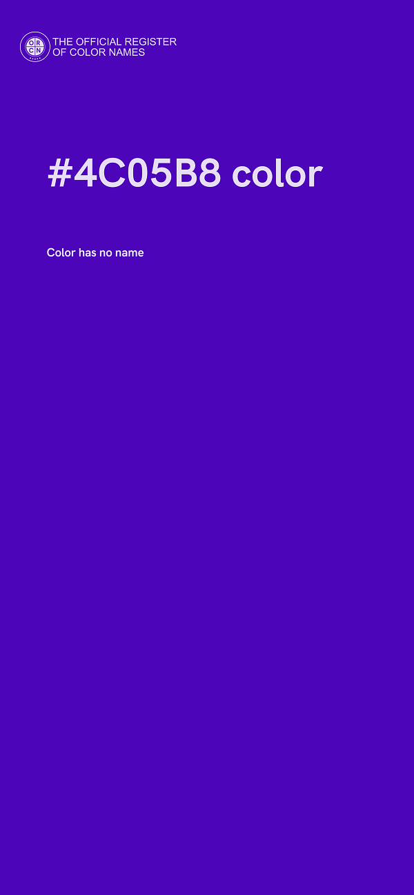#4C05B8 color image