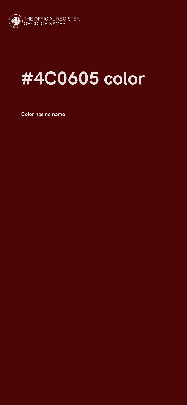 #4C0605 color image