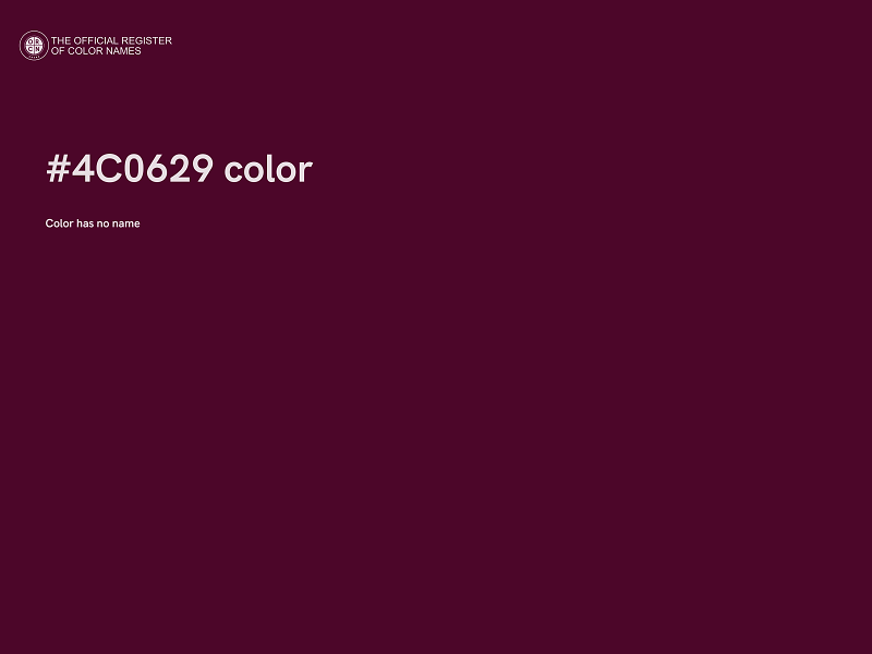 #4C0629 color image