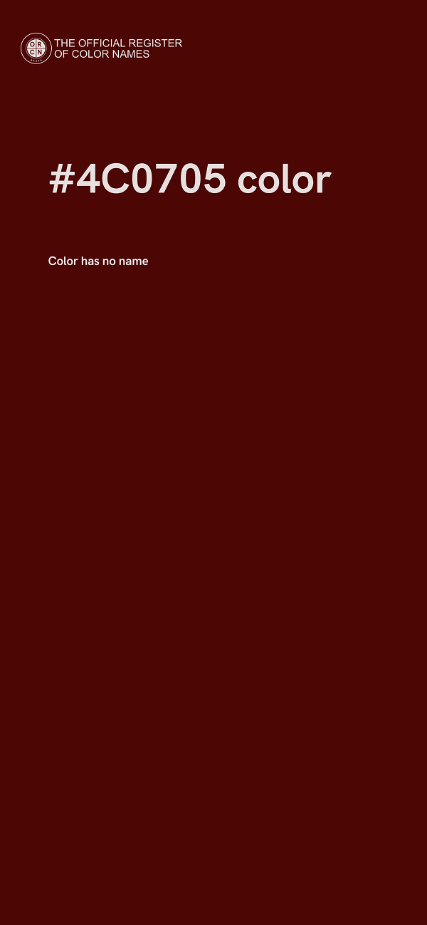 #4C0705 color image