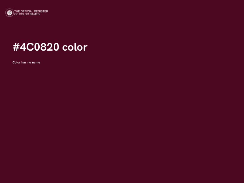 #4C0820 color image