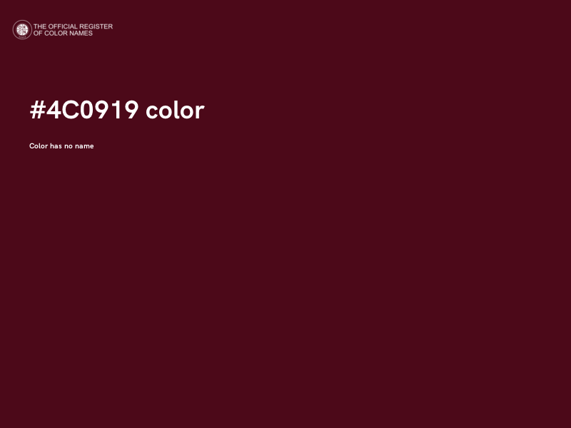 #4C0919 color image