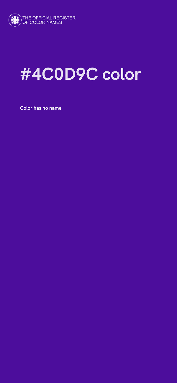 #4C0D9C color image