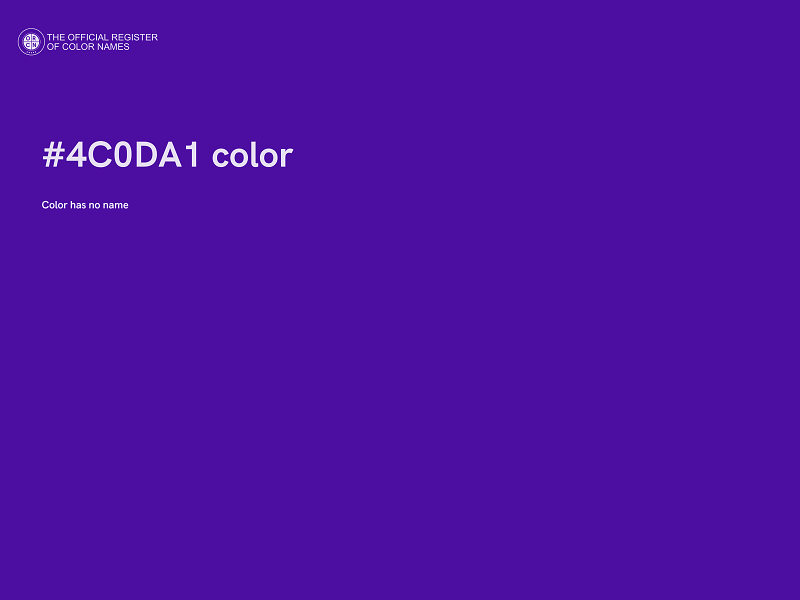 #4C0DA1 color image