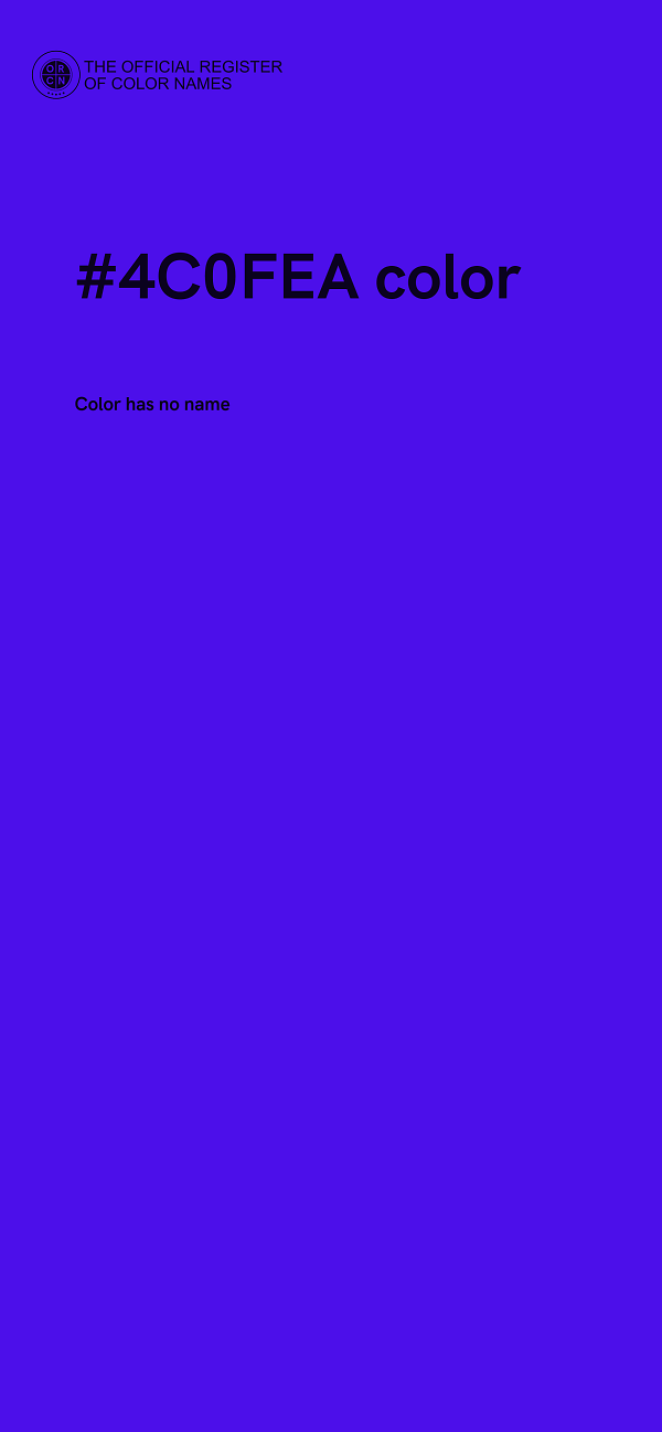 #4C0FEA color image