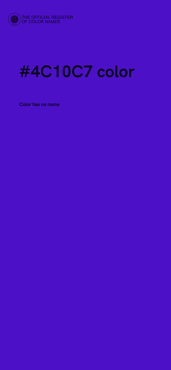 #4C10C7 color image