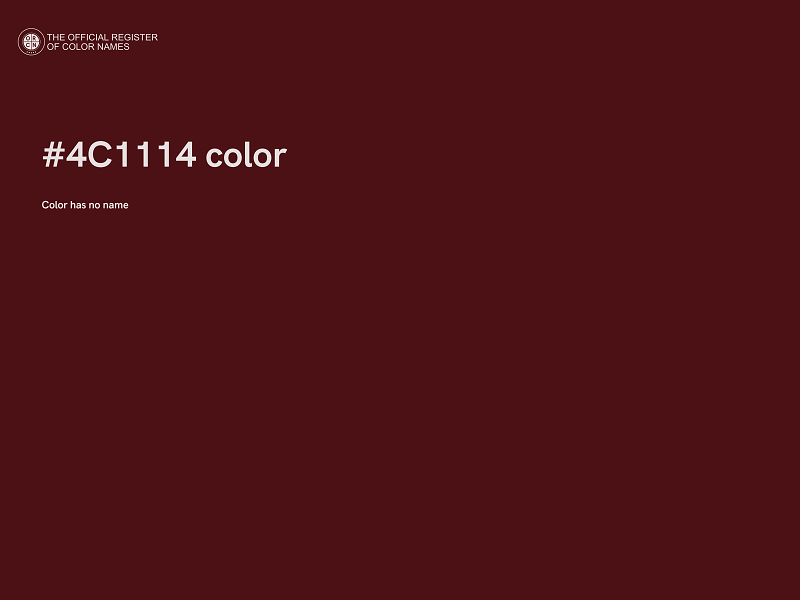 #4C1114 color image