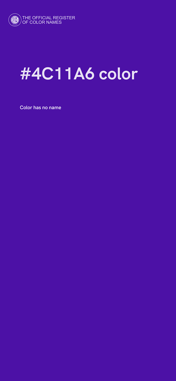 #4C11A6 color image