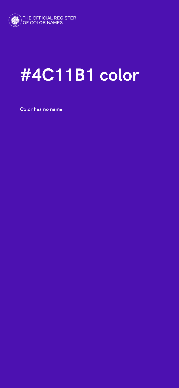 #4C11B1 color image