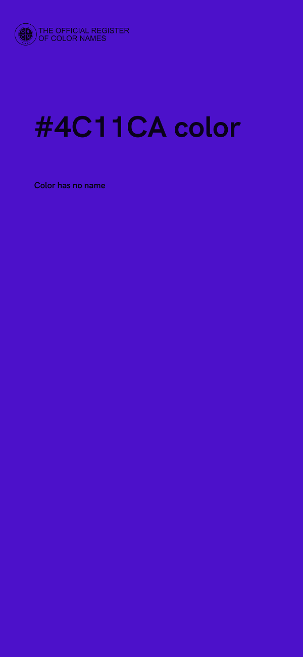 #4C11CA color image