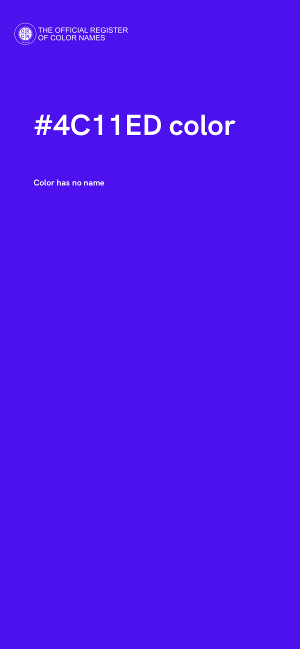 #4C11ED color image