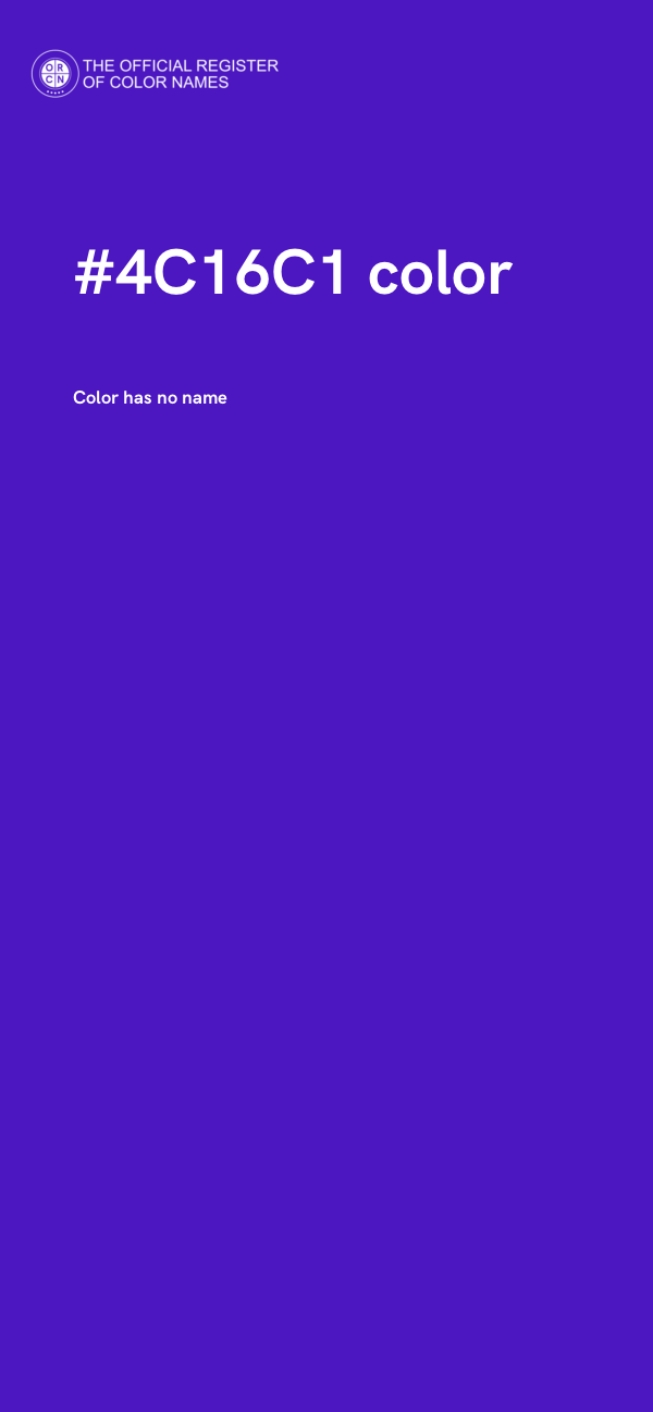 #4C16C1 color image