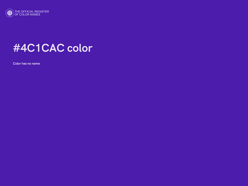 #4C1CAC color image