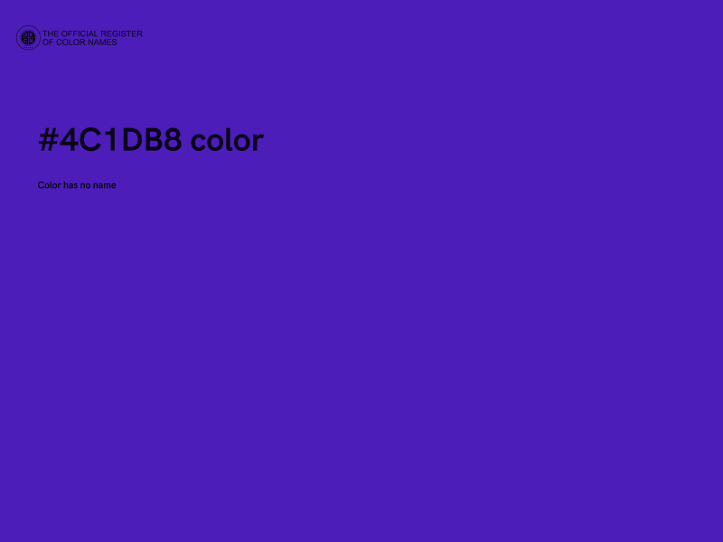 #4C1DB8 color image