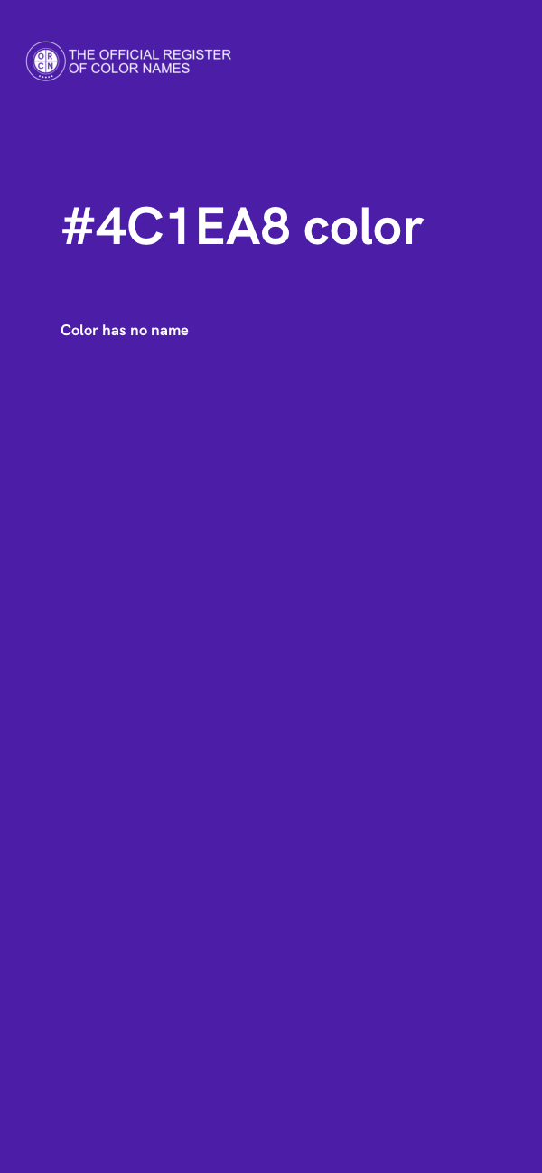#4C1EA8 color image