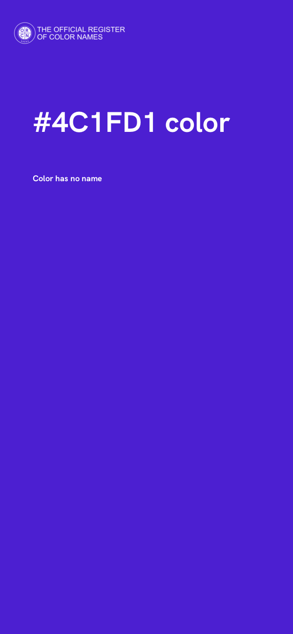 #4C1FD1 color image