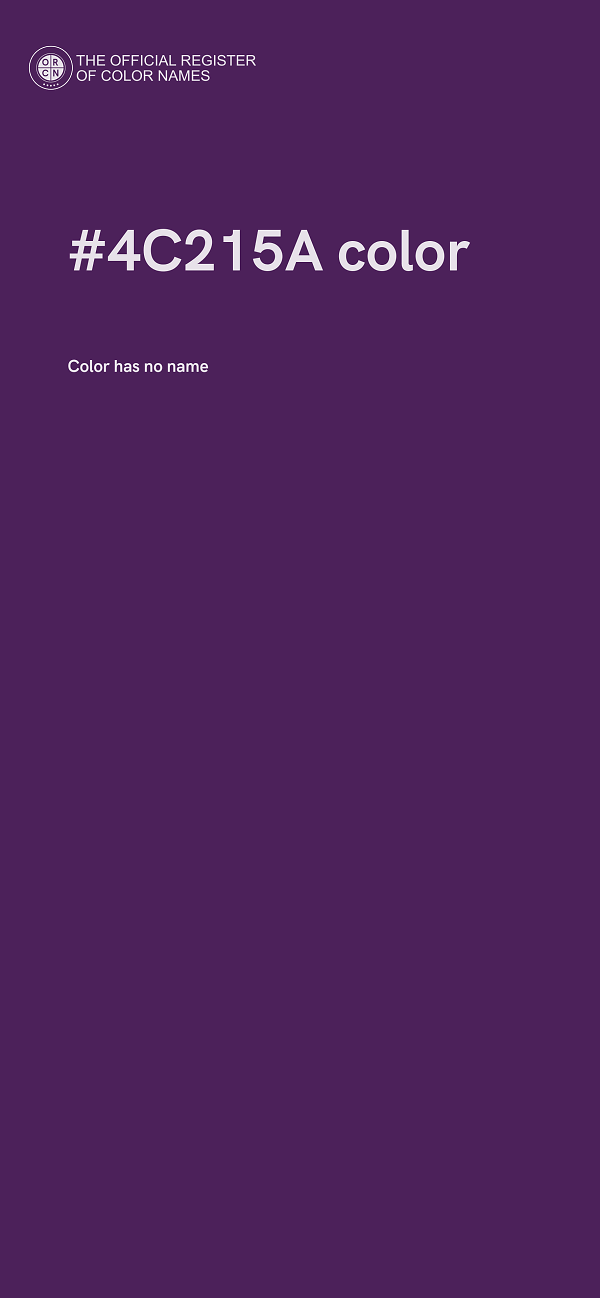 #4C215A color image